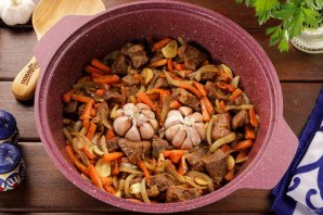 Рассыпчатый плов с говядиной