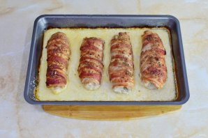 Рулетики из индейки в духовке с начинкой