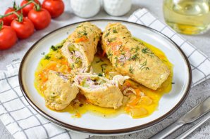 Рулетики из свинины с начинкой Рулетики из свинины с начинкой