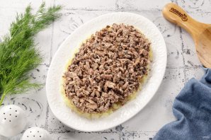 Салат Мимоза с сайрой Салат Мимоза с сайрой