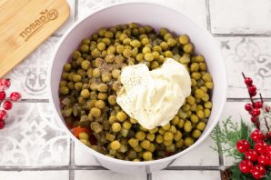 Салат "Оливье" на год Лошади Салат "Оливье" на год Лошади