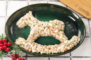 Салат "Оливье" на год Лошади Салат "Оливье" на год Лошади