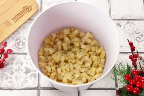 Салат "Оливье" на год Лошади Салат "Оливье" на год Лошади