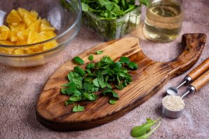 Салат с курицей и рукколой Салат с курицей и рукколой