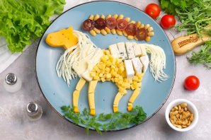 Сырная нарезка на год Лошади Сырная нарезка на год Лошади