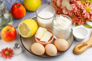 Тесто для пирога с яблоками