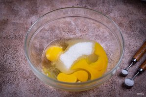 Творожная запеканка на сковороде