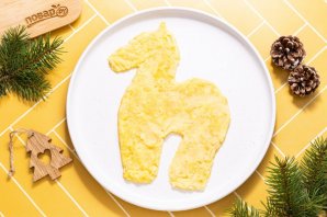 Вегетарианский салат в виде лошади Вегетарианский салат в виде лошади