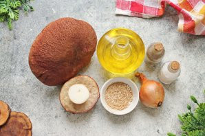 Белые грибы жареные