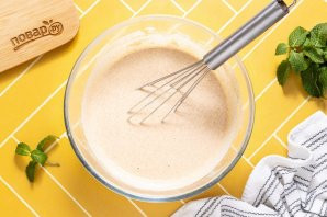 Блины из полбяной муки без яиц Блины из полбяной муки без яиц