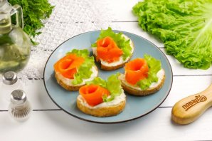 Бутерброды с форелью