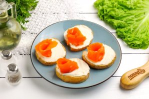 Бутерброды с форелью