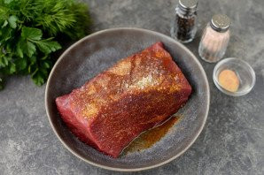 Буженина из говядины в фольге в духовке