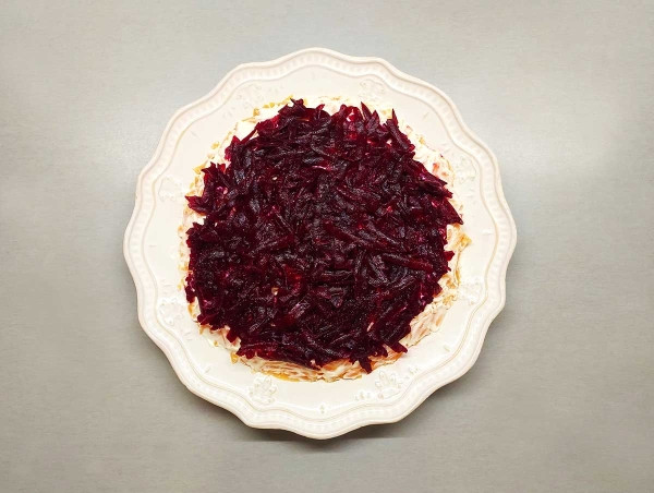 Селедка под шубой без картошки Селедка под шубой без картошки