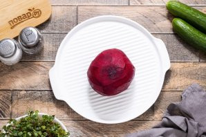 Холодник из свеклы на воде