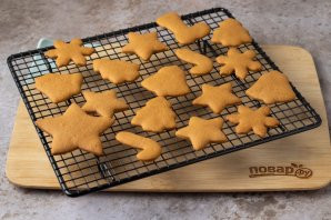 Имбирные новогодние пряники с глазурью