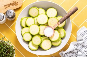 Кабачки жареные Кабачки жареные