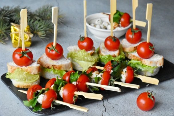 Канапе на Новый год Канапе на Новый год