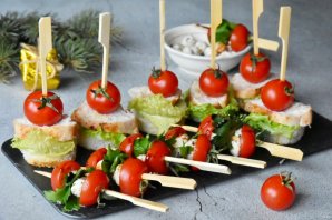 Канапе на Новый год Канапе на Новый год