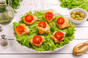 Канапе с креветками