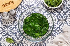 Корейская закуска из шпината