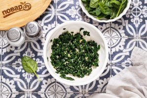 Корейская закуска из шпината