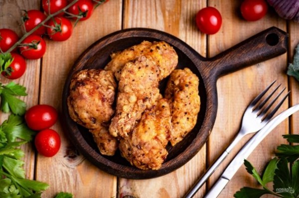 Крылышки кфс в аэрогриле Крылышки кфс в аэрогриле