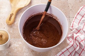 "Манник" на кефире с какао