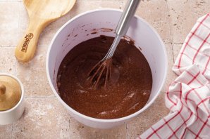 "Манник" на кефире с какао