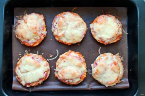 Мини пицца на скорую руку