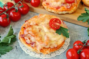 Мини пицца на скорую руку