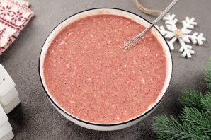 Новогодний печеночный торт