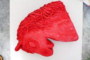 Новогодний торт "Огненная лошадь"