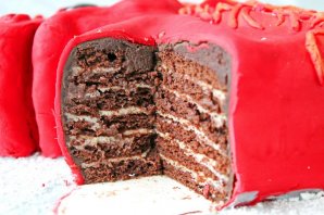 Новогодний торт "Огненная лошадь"