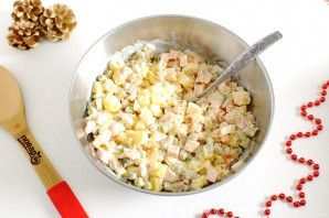 "Оливье" с бужениной "Оливье" с бужениной