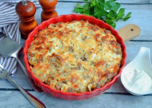 Опята с картошкой в духовке Опята с картошкой в духовке