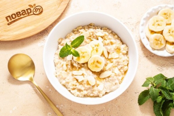 Овсяная каша на воде Овсяная каша на воде