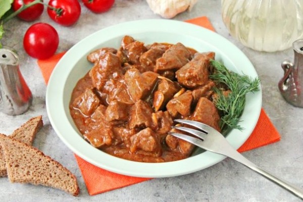 Печень по-корейски Печень по-корейски