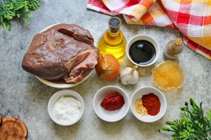 Печень по-корейски Печень по-корейски