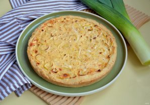 Пирог с сыром и луком-порей Пирог с сыром и луком-порей