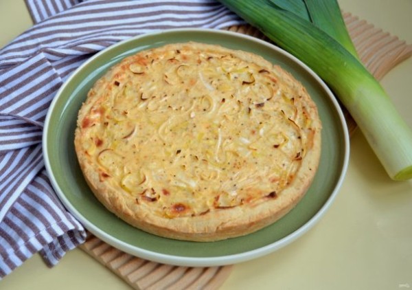 Пирог с сыром и луком-порей Пирог с сыром и луком-порей