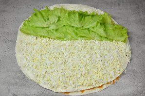 Рулет из лаваша с горбушей