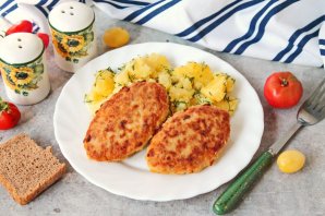 Рыбные котлеты с морковью Рыбные котлеты с морковью