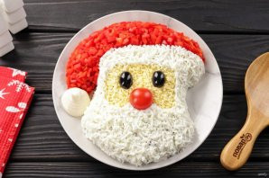 Салат "Дед Мороз-Красный нос" Салат "Дед Мороз-Красный нос"