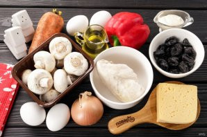 Салат "Дед Мороз-Красный нос" Салат "Дед Мороз-Красный нос"