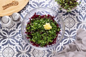 Салат из вареной свеклы Салат из вареной свеклы