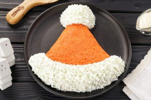 Салат "Шапочка Деда Мороза" Салат "Шапочка Деда Мороза"