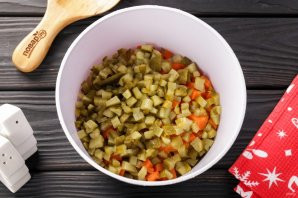 Салат "Снеговик"