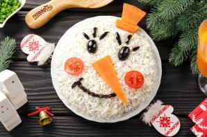 Салат "Снеговик"