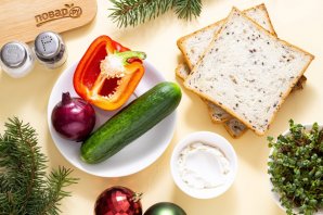 Тосты "Елочки" Тосты "Елочки"